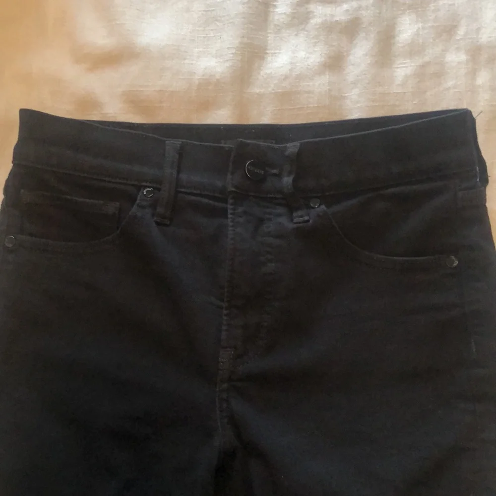 Black EXPRESS Mid Rise Skinny Jeans - Picture 3 of 7